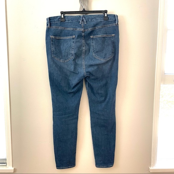 Good American Good Legs Jeans Blue 004 Size 18 High Rise Skinny Kardashian - Picture 9 of 15